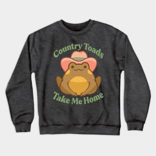 Country Toads Take Me Home Crewneck Sweatshirt